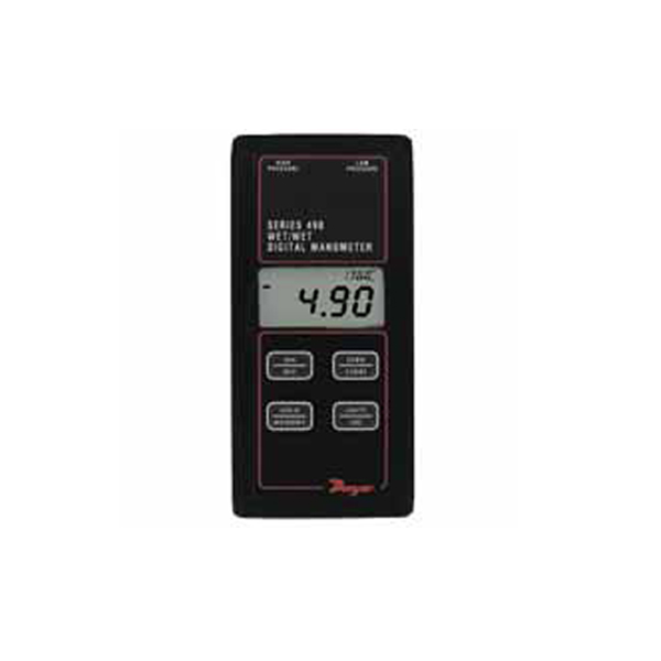 Dwyer 490 Series Wet/Wet Digital Differential Pressure Gauge