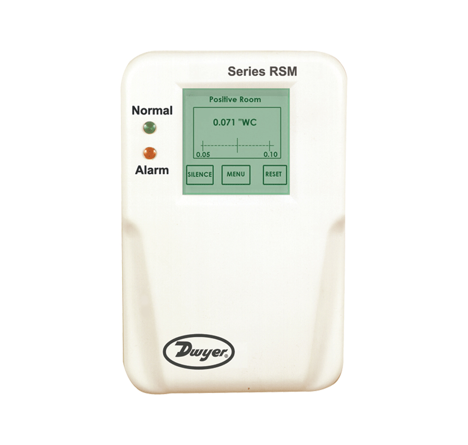 Dwyer High-Precision Multi-Functional Room Pressure Monitor RSM Series