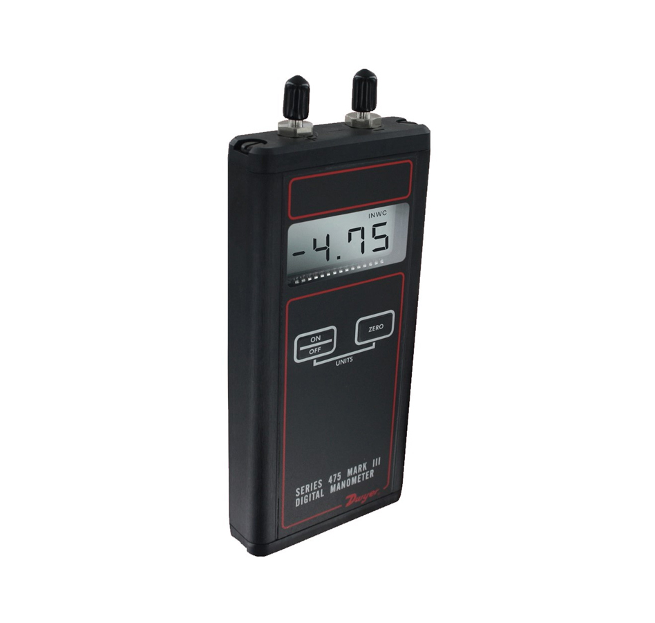 Dwyer Intrinsic Safety Handheld Digital Differential Pressure Gauge 475 Series