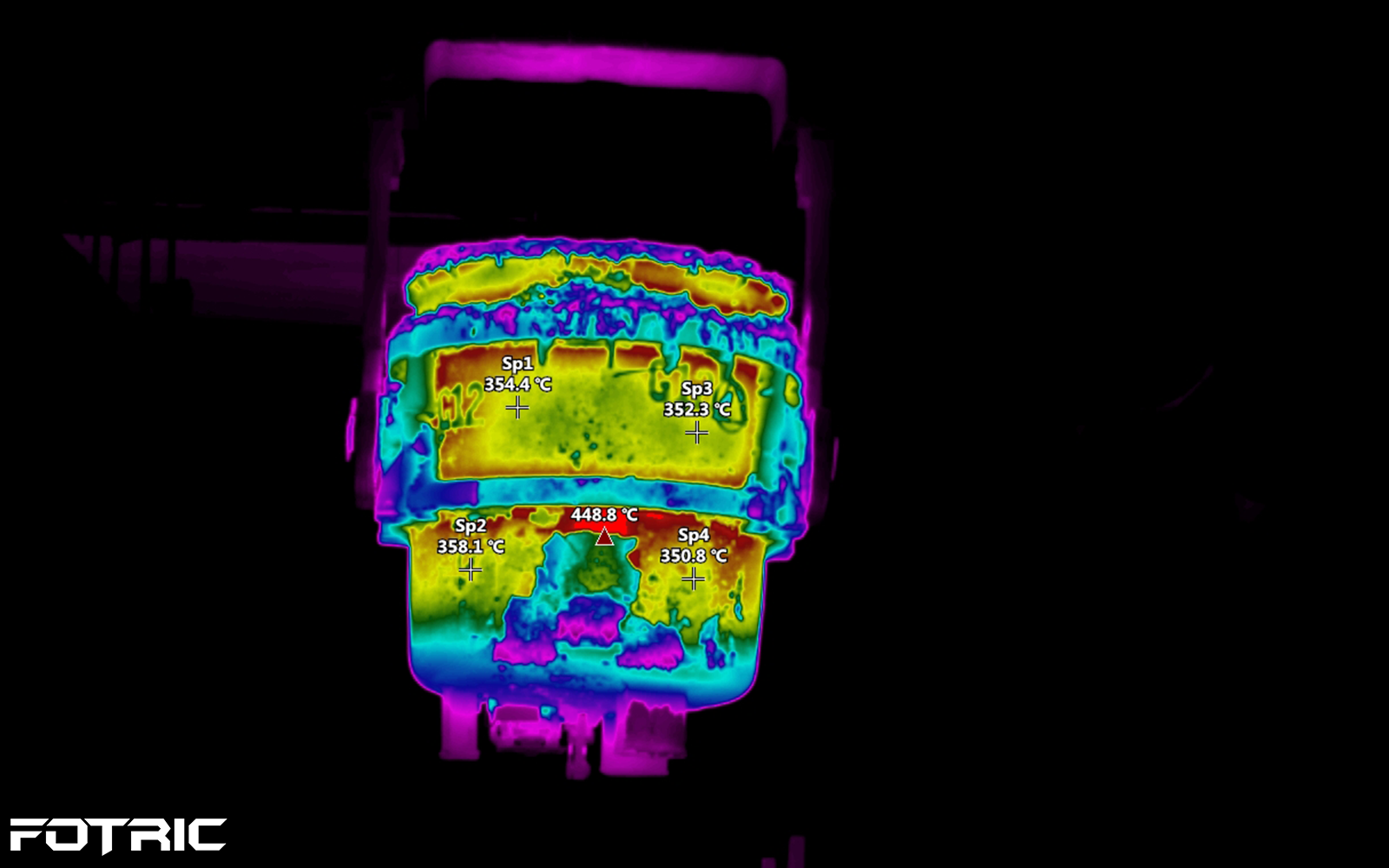 热像仪监测钢包耐材缺陷