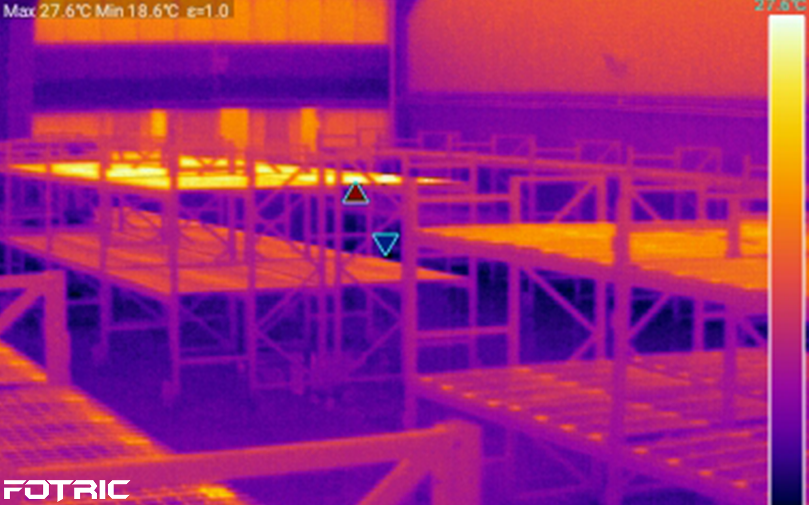 热成像摄像头监测锂电池仓库防火