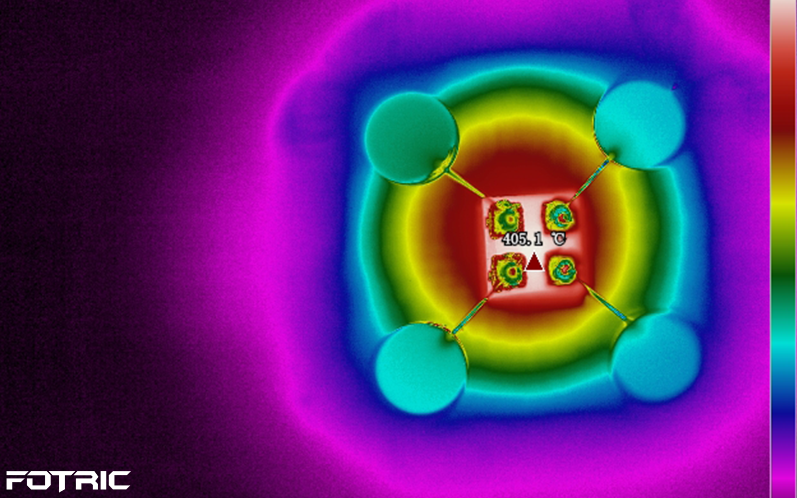 热像仪用于芯片温度测试