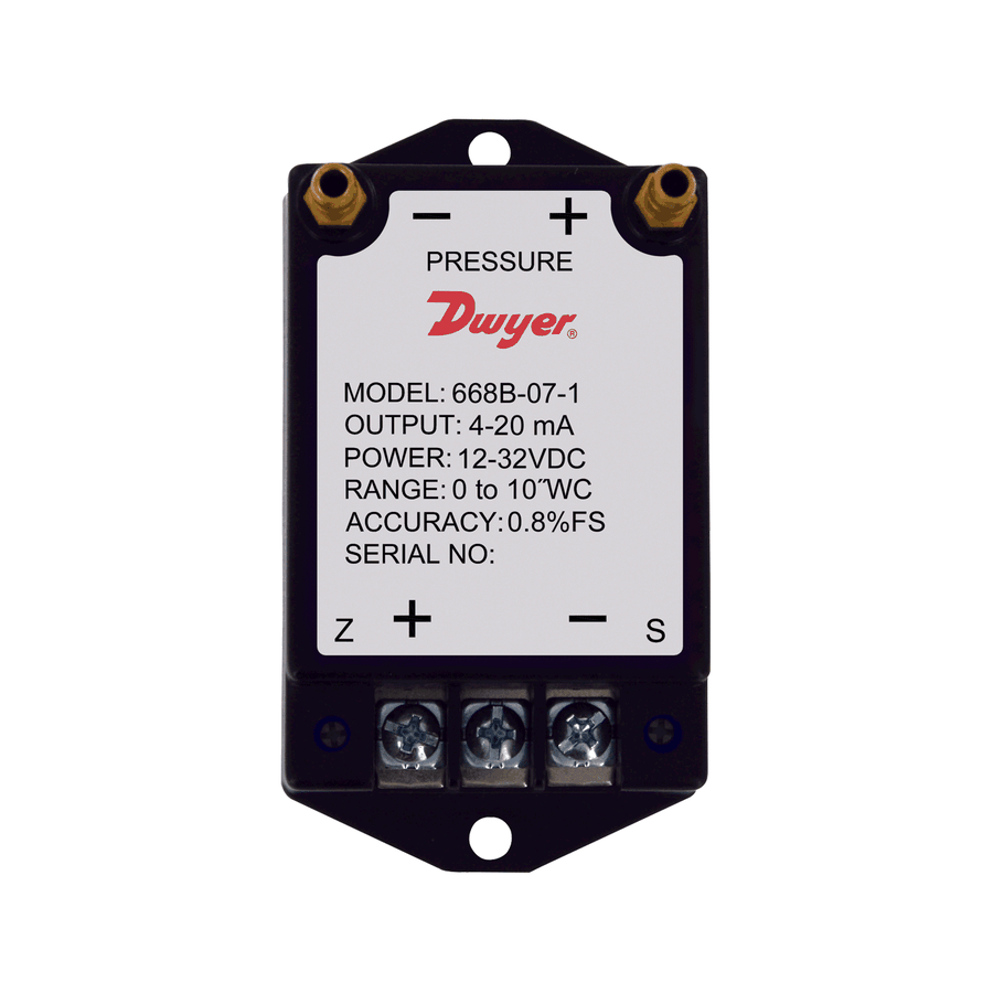 Dwyer 微差压变送器 668B/D系列