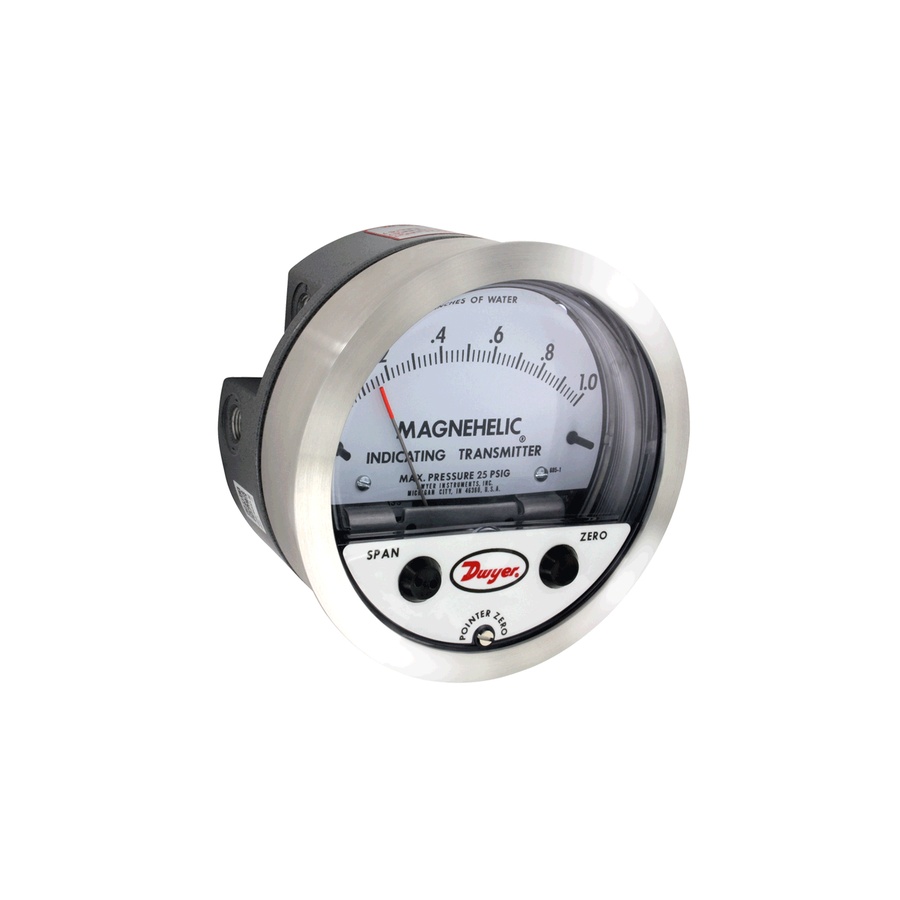 Dwyer Magnehelic 带指示差压变送器 605系列