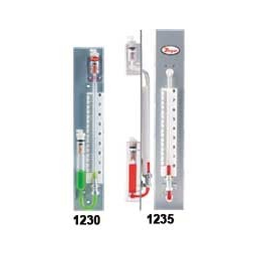 Dwyer Flex-Tube 竖式压力计 1230/1235系列
